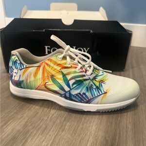 FootJoy Women's Colorful Tropical Athletic Shoes Size 7.5